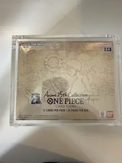 One Piece Anime 25th Collection EB-02 Extra Booster Box English SEALED w/case - Image 1