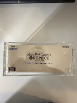 One Piece Anime 25th Collection EB-02 Extra Booster Box English SEALED w/case - Image 2