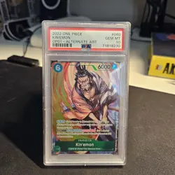 PSA10 Pre Errata Kin’emon Alt Art Romance Dawn 1st Wave Set English One Piece - Image 1