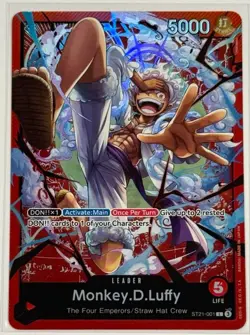 2025 One Piece Monkey D Luffy ST21-001 Gear 5 Leader English - Image 1