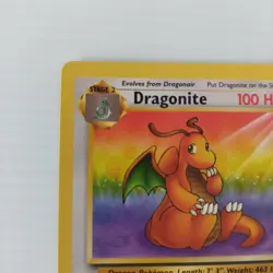 Dragonite 19/62 Fossil Set Non Holo Rare WOTC Pokemon Card LP - Image 2