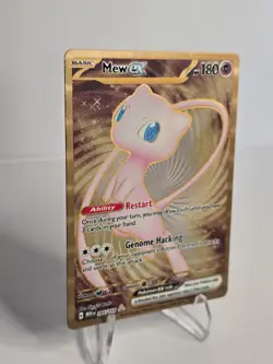 Mew EX 151 Gold Metal Card 205/165 SV: Scarlet & Violet Promo Card | NM - Image 2