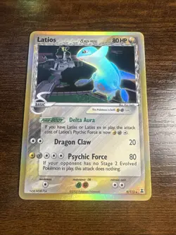 Pokemon TCG Latios 9/113 EX Delta Species Holo Rare Basic Dragon 2005 Card LP-MP - Image 1