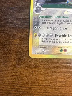 Pokemon TCG Latios 9/113 EX Delta Species Holo Rare Basic Dragon 2005 Card LP-MP - Image 5