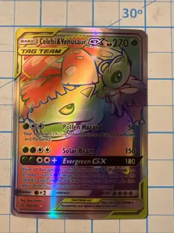 Custom Celebi&venusaur Gx Fun Fan Art (Custom Made Card) Pokemon Card - Image 1