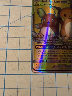 Custom Raichu&alolan Raichu Gx Fun Fan Art (Custom Made Card) Pokemon Card - Image 5