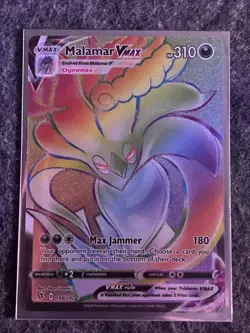 Malamar Vmax - 198/192 - Secret Rare - Rebel Clash - Pokemon Card - NM/M - Image 1