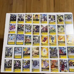 Digimon Assorted 45 cards Lot of Collectible Cards - Image 1