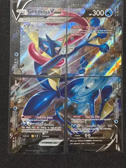Greninja V-Union SWSH155 - 158 Special Ultra Rare Promo 4 Pokemon Cards NM - Image 1