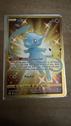 Pokemon Mew Secret Rare Full Art Holo Celebrations 025/025 60 HP Basic Card - Image 2