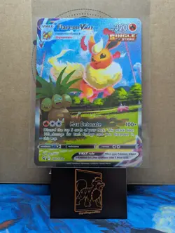 JUMBO Flareon Vmax SWSH180 Black Star Promo Card - Image 1