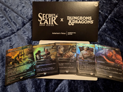 Astarion's Thirst Rainbow Foil MtG Cards || Secret Lair Opened w/ Bonus Card - Image 1