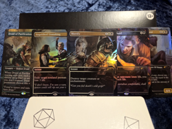 Astarion's Thirst Rainbow Foil MtG Cards || Secret Lair Opened w/ Bonus Card - Image 2