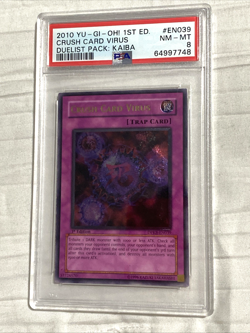 PSA 8 NM-MT Crush Card Virus DPKB-EN039 Ultimate Rare 1st Edition YUGIOH - Image 2