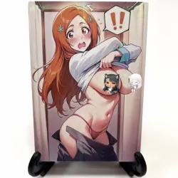 Bleach Orihime Inoue Sexy Anime Waifu Girl Doujin Lewd Goddess Story Art Card - Image 2