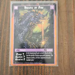 Werewolf: The Apocalypse Breath of Fire Mokole Combat Cards White Wolf 1996 Lot - Image 1