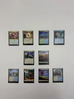 MTG Misprint/Miscut Card Lot - Lightly Miscut MTG Cards ( 10 included ) - Image 1