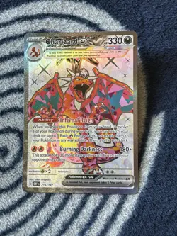 Charizard EX Obsidian Flames 215/197 Near Mint Ultra Rare Card - Image 1
