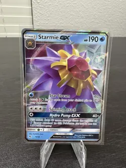 Pokemon Card Starmie GX 14/68 Hidden Fates LP - Image 1