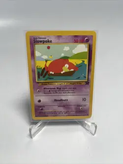 SLOWPOKE Team Rocket Set 67/82 Common Pokemon Card Unlimited NM 2000 - Image 1