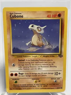 Pokemon Cubone 50/64 JU Jungle Unlimited NM Card - Image 2