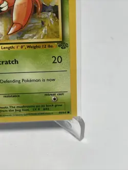 Paras - Jungle Set - 59/64 - Common - Pokemon Card - Unlimited - NM - Image 5