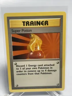 Pokemon Super Potion 90/102 BS Base Set Unlimited NM Card - Image 2