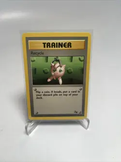 Recycle Fossil NM 61/62 Pokemon Card Unlimited - Image 1