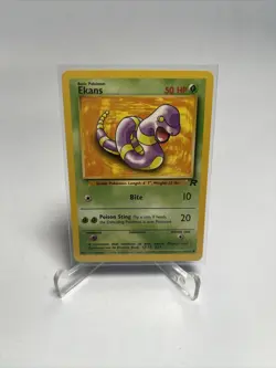 Vintage Pokemon Card Ekans 56/82 Team Rocket Unlimited NM-Mint Condition - Image 1
