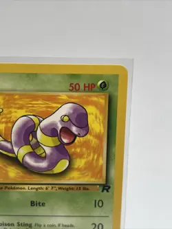 Vintage Pokemon Card Ekans 56/82 Team Rocket Unlimited NM-Mint Condition - Image 4