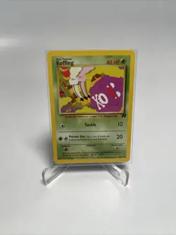 KOFFING - Team Rocket Set - 58/82 VINTAGE WOTC- Pokemon Card - Unlimited - NM - Image 1