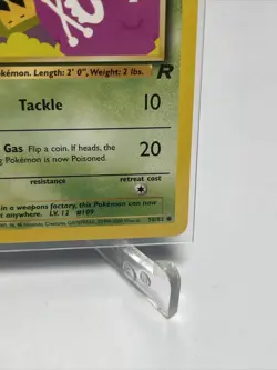 KOFFING - Team Rocket Set - 58/82 VINTAGE WOTC- Pokemon Card - Unlimited - NM - Image 5