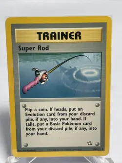 Super Rod 103/111 Neo Genesis Unlimited Pokemon Trainer Card NM - Image 2