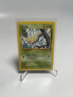 Weedle 100/130 - Base Set 2 - Common Pokemon Card - Near Mint (NM) 2000 - Image 1