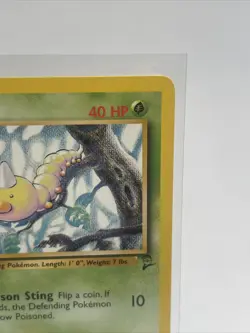 Weedle 100/130 - Base Set 2 - Common Pokemon Card - Near Mint (NM) 2000 - Image 4