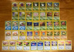 Pokemon Cards TCG Jungle Set Card Lot of 40+ Cards Unlimited - Vintage - WOTC - - Image 1