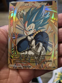 Bandai Dragon Ball Super Card Game Vegeta Energy Marker Foil M-37 Not For Sale - Image 1