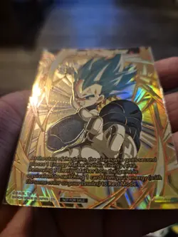 Bandai Dragon Ball Super Card Game Vegeta Energy Marker Foil M-37 Not For Sale - Image 2