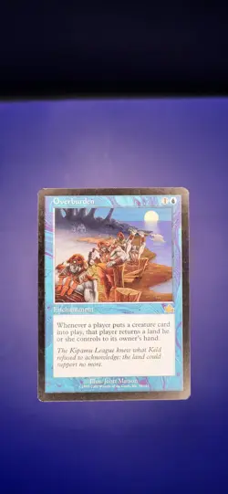 Overburden card Prophecy #39 Rare Magic the Gathering LP - Image 1