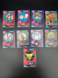 VINTAGE Pokemon PokeTrivia 1999 Burger King - 9 Card Lot - Image 1