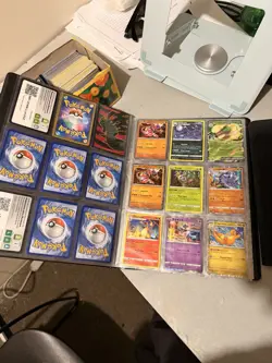 Pokimon Mixed Card Lot With Album - Image 4