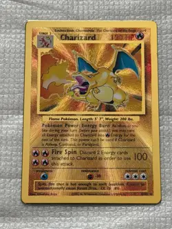 Pokemon Celebrations Charizard Ultra Premium Collection Gold Metal Card 4/102 - Image 3