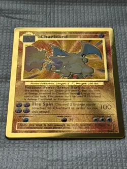 Pokemon Celebrations Charizard Ultra Premium Collection Gold Metal Card 4/102 - Image 4