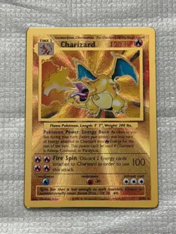 Pokemon Celebrations Charizard Ultra Premium Collection Gold Metal Card 4/102 - Image 5