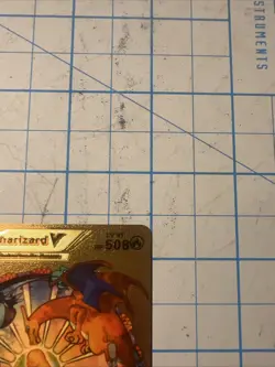 Custom Made Charizard V Gold Foil Fan Art Pokemon Card - Image 3