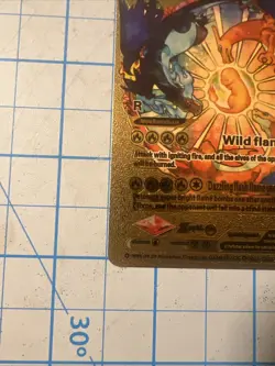 Custom Made Charizard V Gold Foil Fan Art Pokemon Card - Image 5