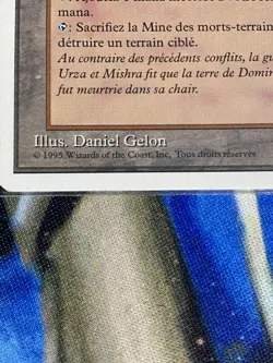 Strip Mine MTG Core Set 4th Edition Regular french white boarder - Image 4