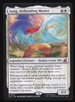 Aang, Airbending Master Normal M Avatar: The Last Airbender: Eternal-Legal 74 NM - Image 1