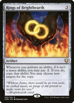 NM - MTG Magic the Gathering Rings of Brighthearth (335/794) Commander Legends - Image 1