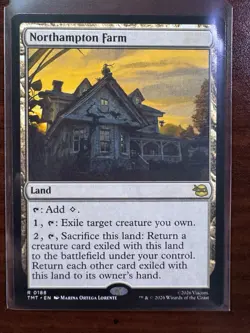 MTG Teenage Mutant Ninja Turtles #0188 Northampton Farm - Land RARE - Image 1